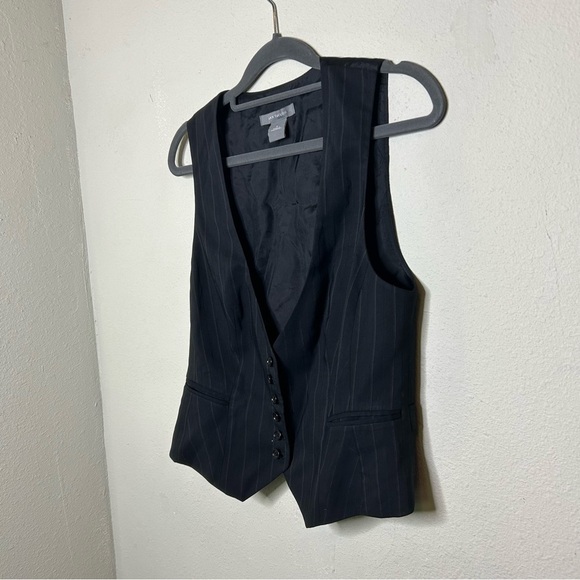 Ann Taylor Black Vest Size 8 - Picture 2 of 7